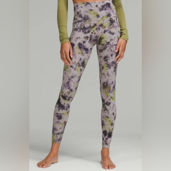 lululemon athletica Pants - Lululemon Align High-Rise Pant 28"
Radial Tie Dye Mauve Grey Multi size 4